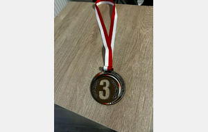 Belle médaille de bronze pour Florian
