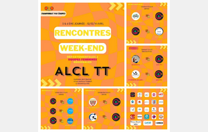 📢 Rencontres du Week-End 📢