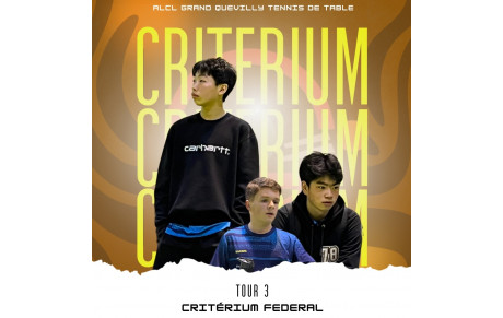 Critérium fédéral Tour 3